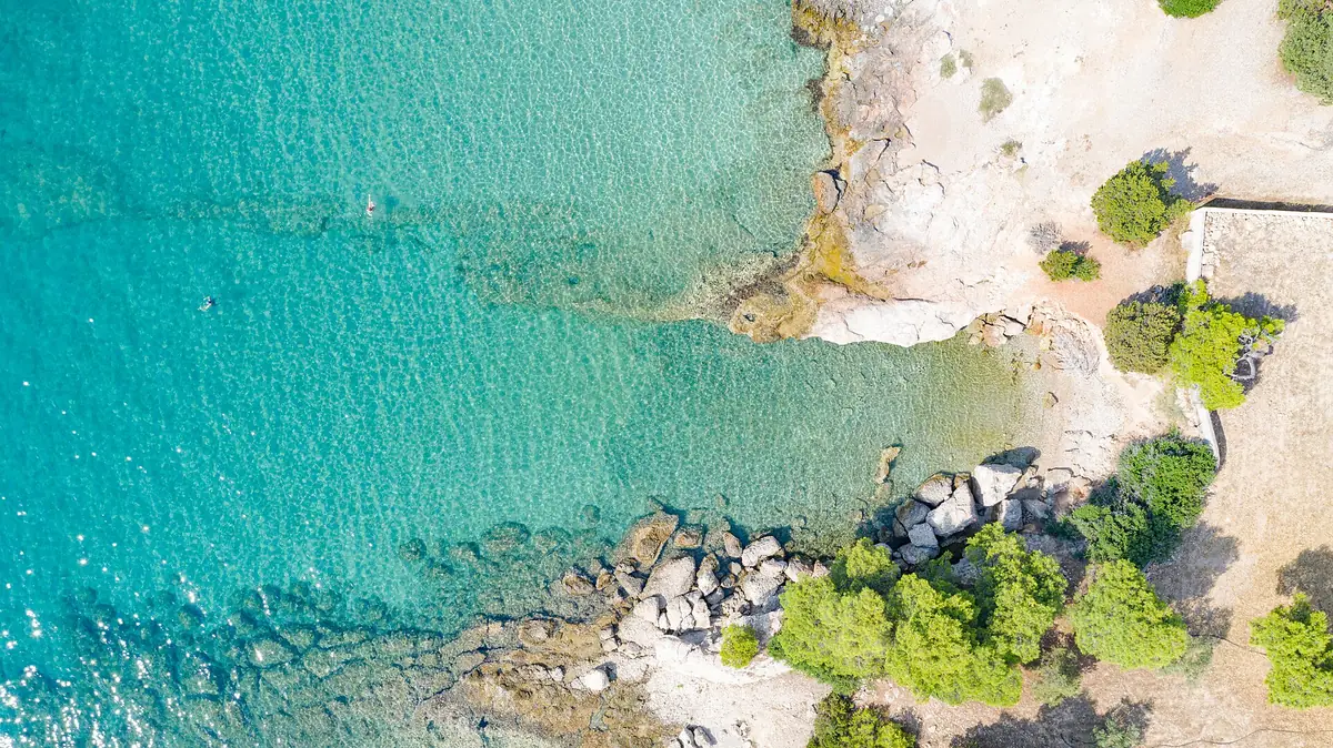 Greek island coastline for a celebration escape