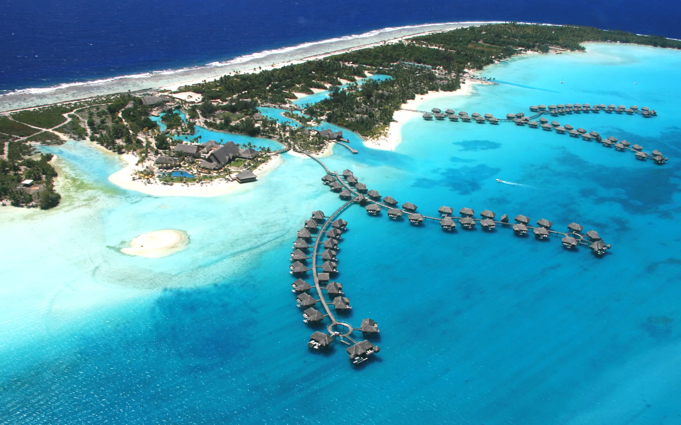 Four Seasons Resort Bora Bora overwater bungalows