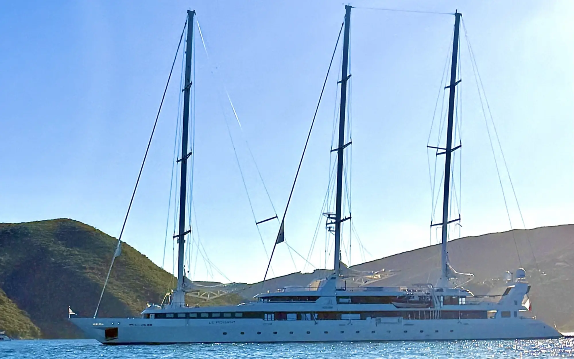 Under sail in the Caribbean