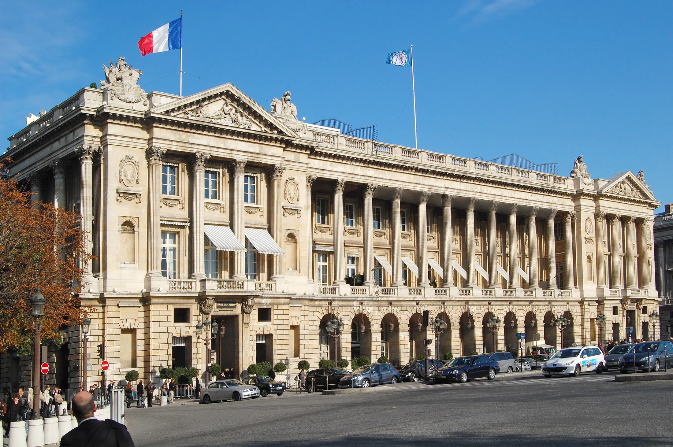 Hôtel de Crillon on Place de la Concorde, Paris